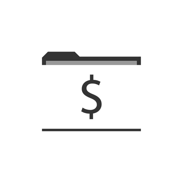 Dollar Icon Vector Illustration — Stock Vector