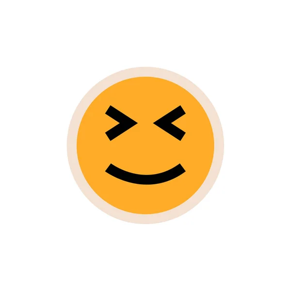 Emoji Simbolo Espressione Facciale Icona Emoticon Illustrazione Vettoriale — Vettoriale Stock