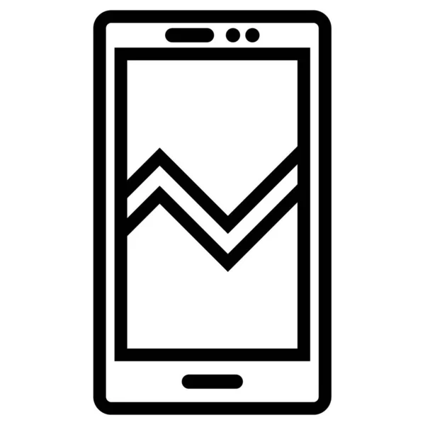 Smartphone Symbol Einfache Vektorillustration — Stockvektor
