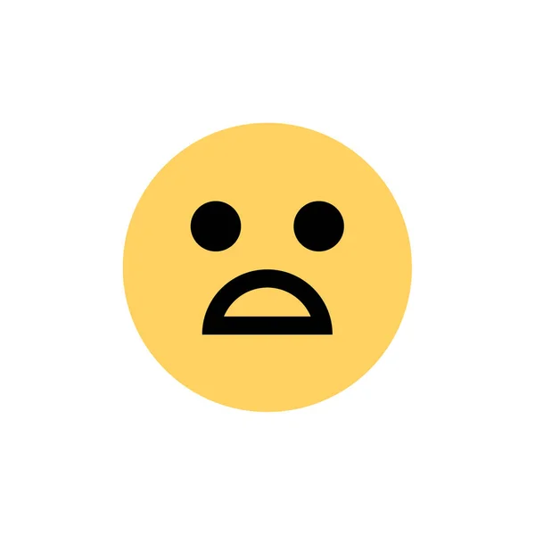 Ilustração Vetorial Expressão Facial Emoji Símbolo Emoção — Vetor de Stock