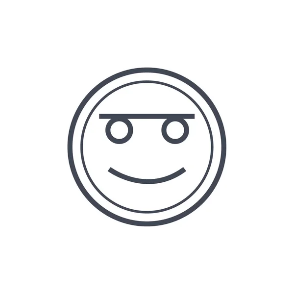 Vector Ilustración Expresión Cara Emoji Símbolo Emoción — Archivo Imágenes Vectoriales