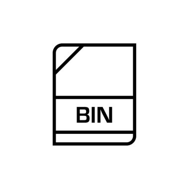 Dosyanın satır biçimindeki vektör simgesi