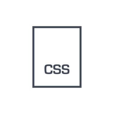 Beyaz arkaplanda izole edilmiş kapı işareti simgesi, vektör illüstrasyonu