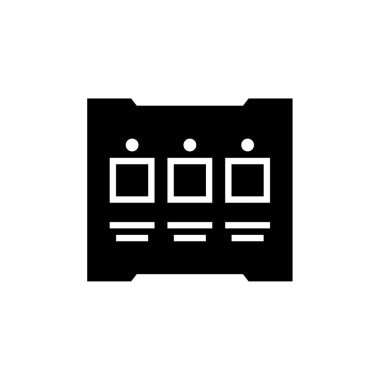 Evet ux wirefram düzeni, web sayfası simgesi 