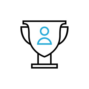 kupa simgesi vektör illüstrasyonu 