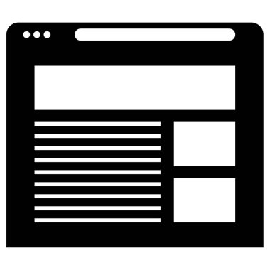 Kablo çerçevesi. Web simgesi basit illüstrasyon