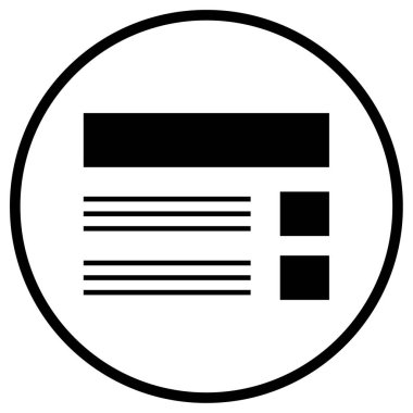 Kablolar. Web simgesi basit tasarım