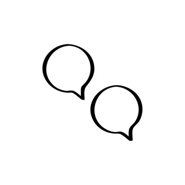 metin iletisi vektör illüstrasyonu  