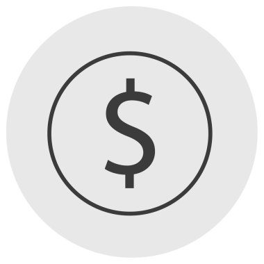 Dolar simgesi, ABD para işaretinin basit bir çizimi 