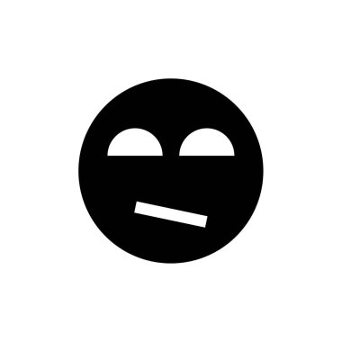 emoji yüz ifadesinin vektör çizimi, duygu sembolü