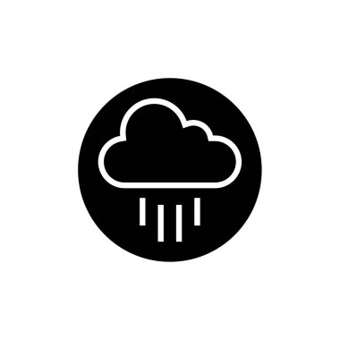 Bulut simgesi vektör illüstrasyonu