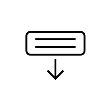 Kablolar. Web simgesi basit tasarım