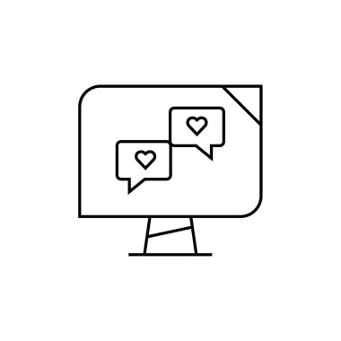 Metin Mesajlaşma simgesi vektör illüstrasyonu