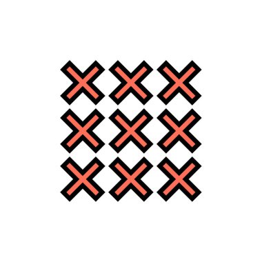 soyut yaratıcı tasarım izole edilmiş simge, vektör illüstrasyonu      