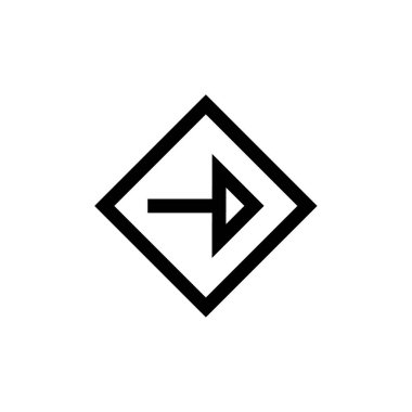 soyut yaratıcı tasarım izole edilmiş simge, vektör illüstrasyonu      