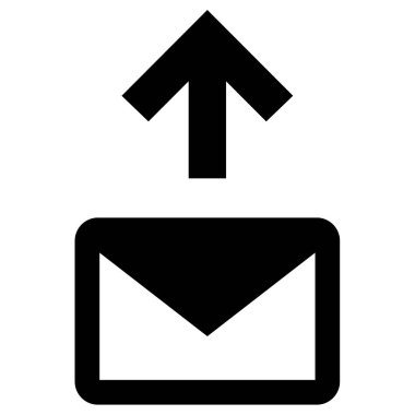 ok Simgesi Soyut Arkaplanda İzole Edildi 