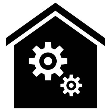 Emlak simgesi vektör illüstrasyonu 