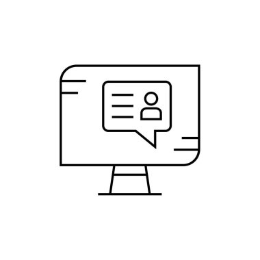 Metin Mesajlaşma simgesi vektör illüstrasyonu