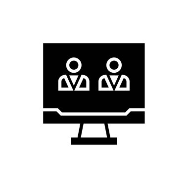 iş takımı simgesi vektör illüstrasyonu