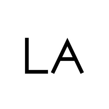 Los Angeles modern ikonunun vektör illüstrasyonu 