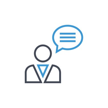 Kullanıcı profil simgesi vektör resimleme arkaplanı 