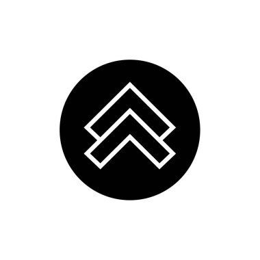 ok basit simge vektör illüstrasyonu  