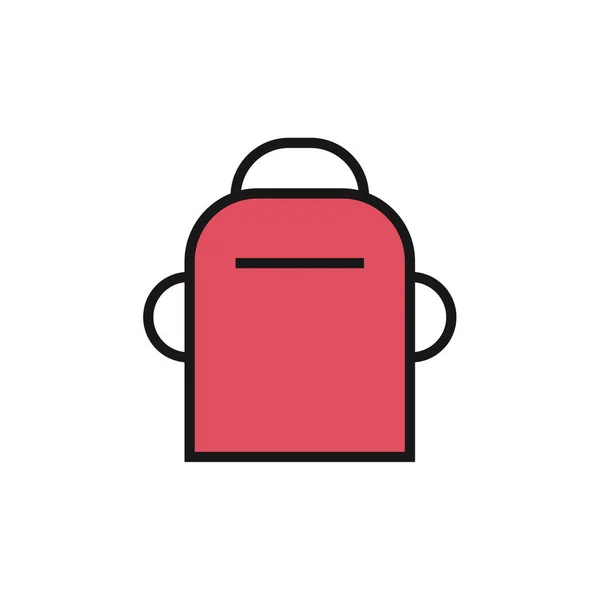 Ilustrasi Vektor Ikon Backpack - Stok Vektor