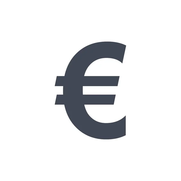 Icône Monnaie Euro Illustration Vectorielle — Image vectorielle