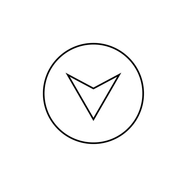 Vektorová Ilustrace Navigační Šipky Moderní Ikony — Stockový vektor