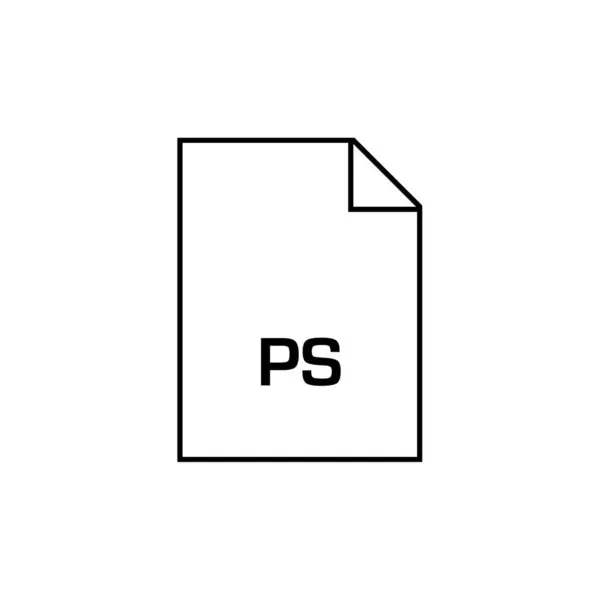 Dateisymbol Vektorillustration Einfaches Design — Stockvektor