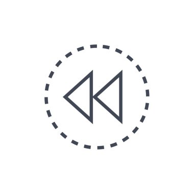 ok basit simge vektör illüstrasyonu  