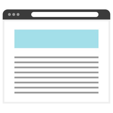 Kablo çerçevesi. Web simgesi basit illüstrasyon