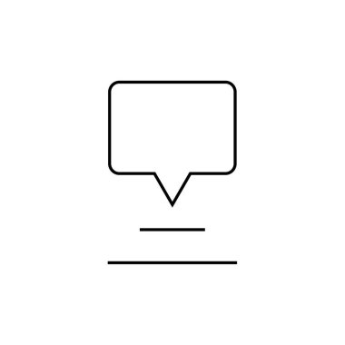 Metin Mesajlaşma simgesi vektör illüstrasyonu