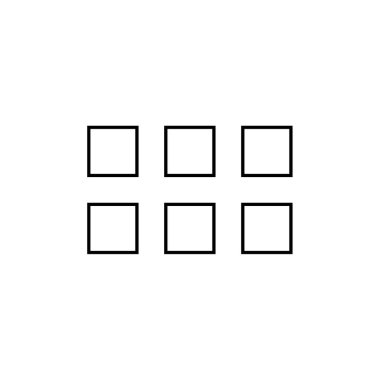 Kablo çerçeve simgesinin vektör illüstrasyonu