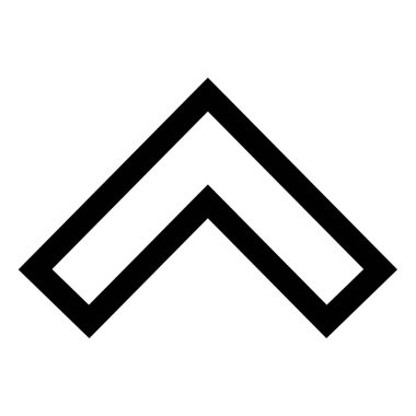 ok basit simge vektör illüstrasyonu  