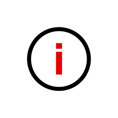 bilgi simgesi, vektör resimleme 