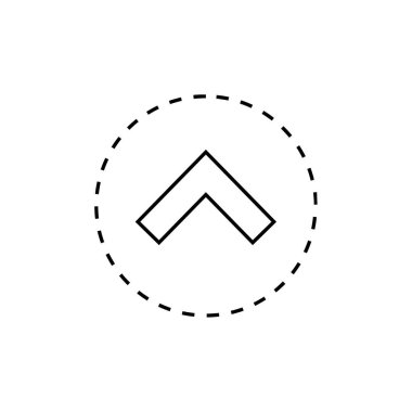 ok basit simge vektör illüstrasyonu 