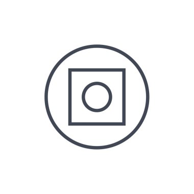 soyut yaratıcı tasarım izole edilmiş simge, vektör illüstrasyonu      