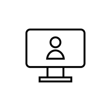 izleyici simgesi, görüntü simgesi, vektör illüstrasyonu  