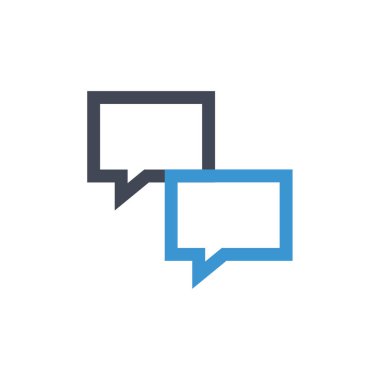 metin iletisi vektör illüstrasyonu  