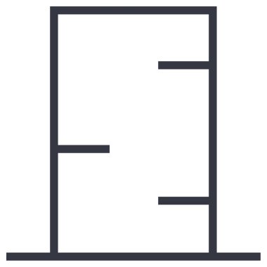 Vektör çizim apartman