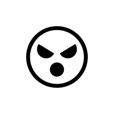 emoji yüz ifadesinin vektör çizimi, duygu sembolü