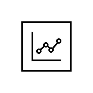 iş grafik simgesi, vektör illüstrasyonu 