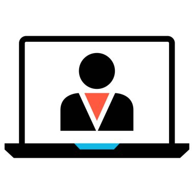 Kullanıcı profil simgesi vektör resimleme arkaplanı 