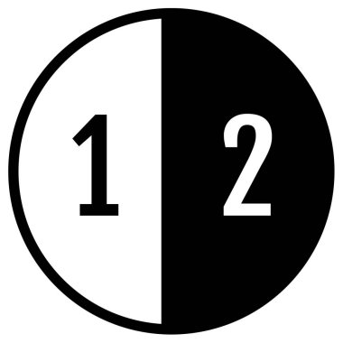 Karşılaştırma modern simgesinin vektör illüstrasyonu     