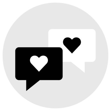 konuşma simge vektör çizim