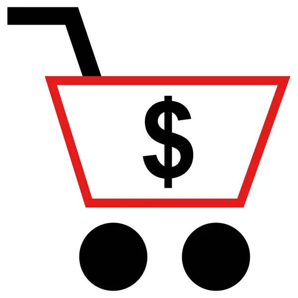 Ilustracja Wektora Koncepcji Commerce Zakupów — Wektor stockowy