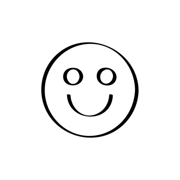 Векторная Иллюстрация Выражения Эмодзи Лица Символ Эмоций — стоковый вектор