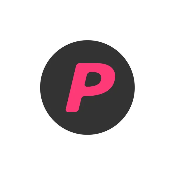 Pay Pal Logo Usługi Płatniczej Online — Wektor stockowy