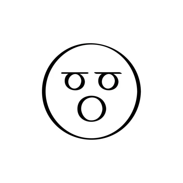 Смайлик Символ Выражения Лица Значок Смайлика Векторная Иллюстрация — стоковый вектор